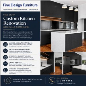 Custom kitchen renovation Graceville QLD