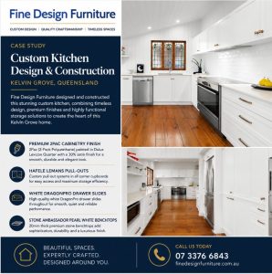 Kitchen design and construction Kelvin Grove QLD