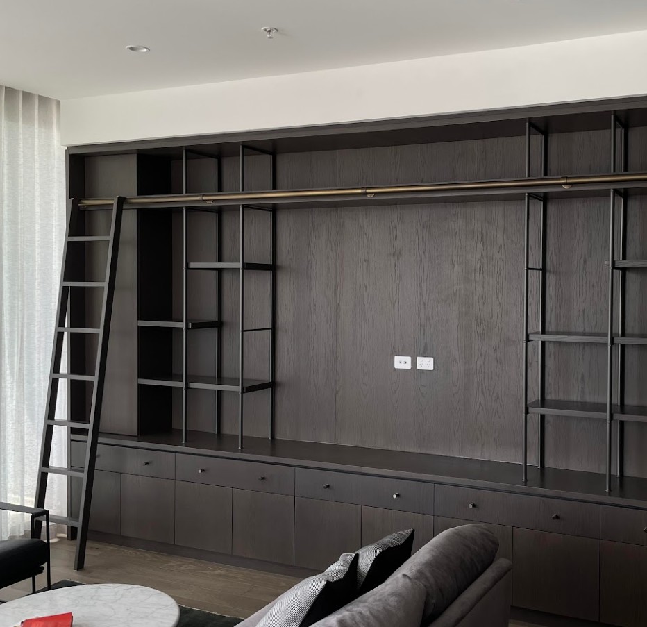 Custom wall unit installation Woolloongabba Queensland