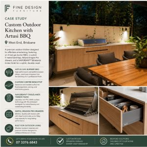 Outdoor BBQ installation West End Brisbane QLD
